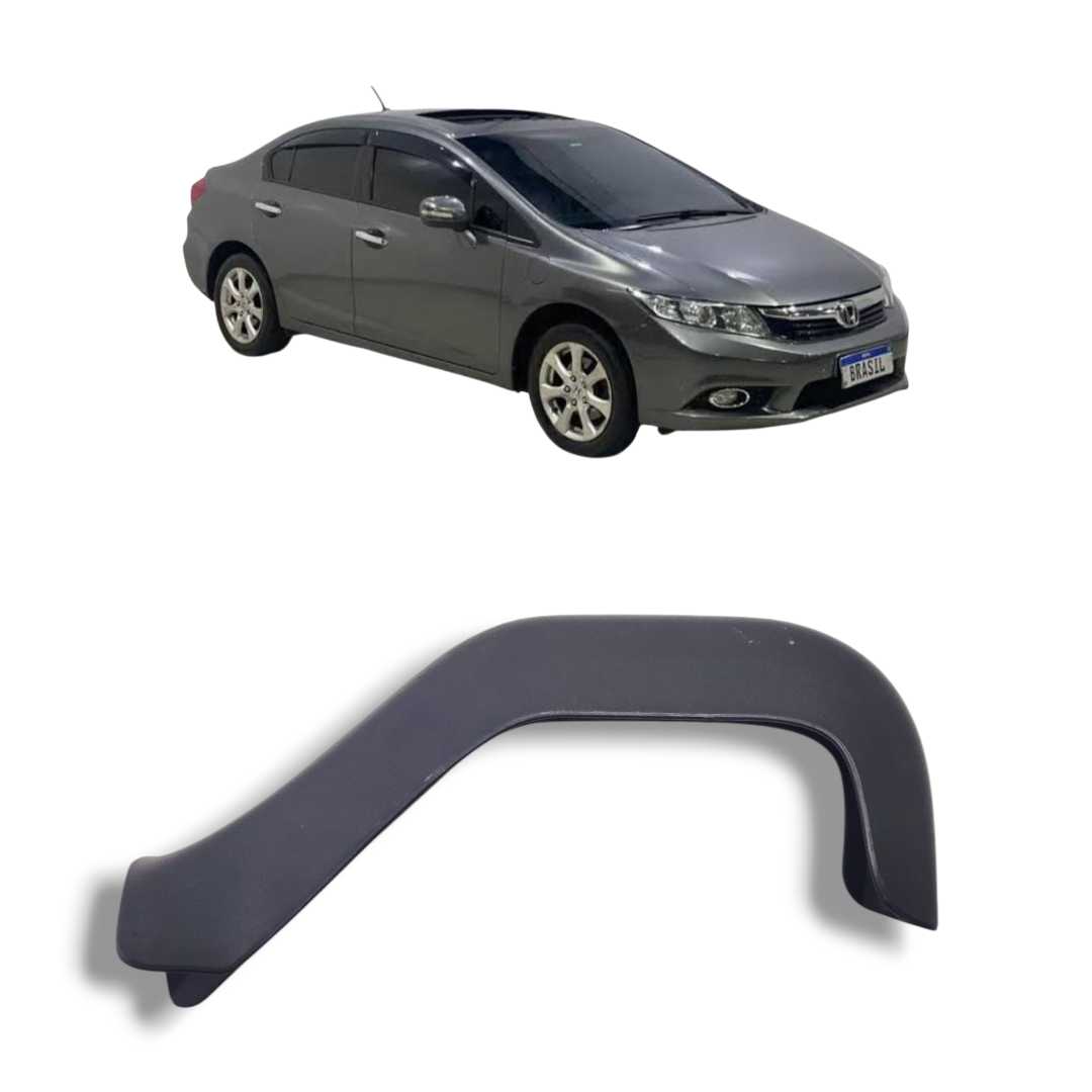 Capa dobradiça porta mala direito Honda Civic G9 2012 a 2016