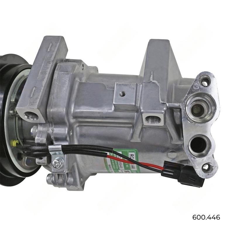 COMPRESSOR CALSONIC RENAULT LOGAN/ SANDERO 2013 ATÉ 2017 - 12 VOLTS POLIA 6PK