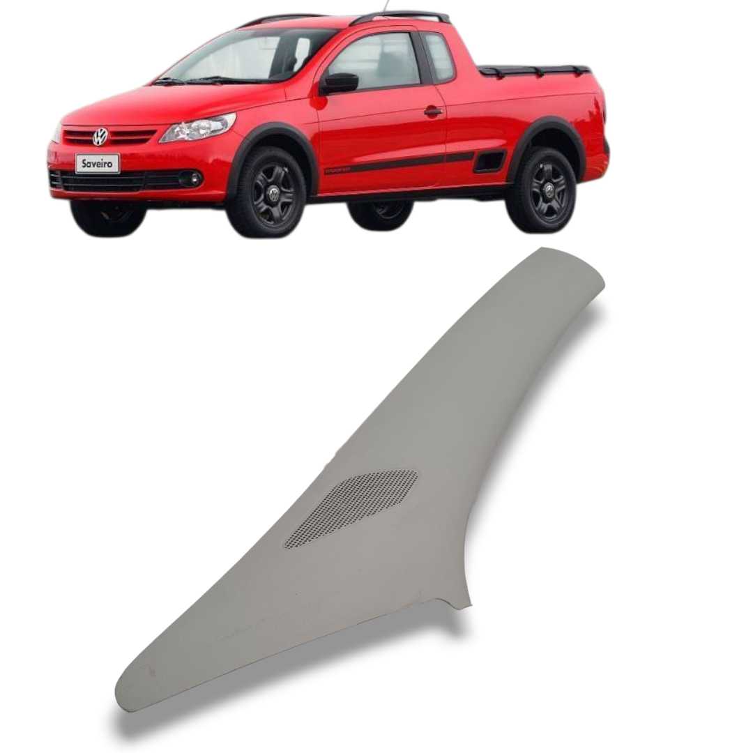 Acabamento direito parabrisa VW Saveiro Gol Voyage 2008 2012