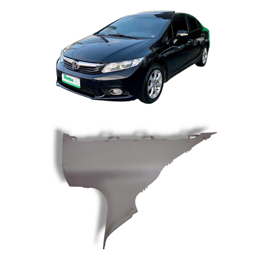 Moldura coluna traseira direita Honda Civic G9 2012 a 2016