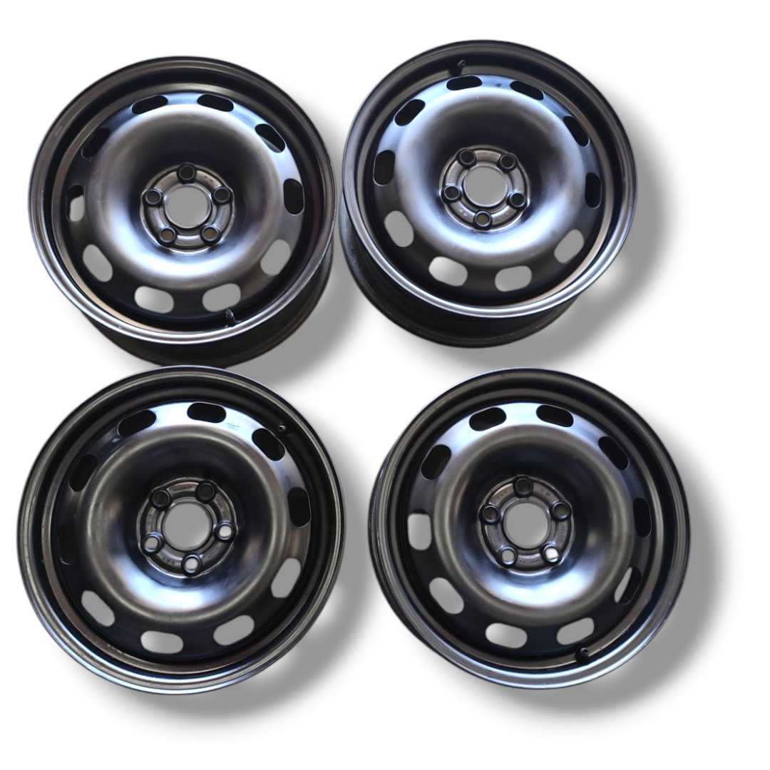 Jogo rodas ferro completo aro 15" tala 6" 5x100mm original 