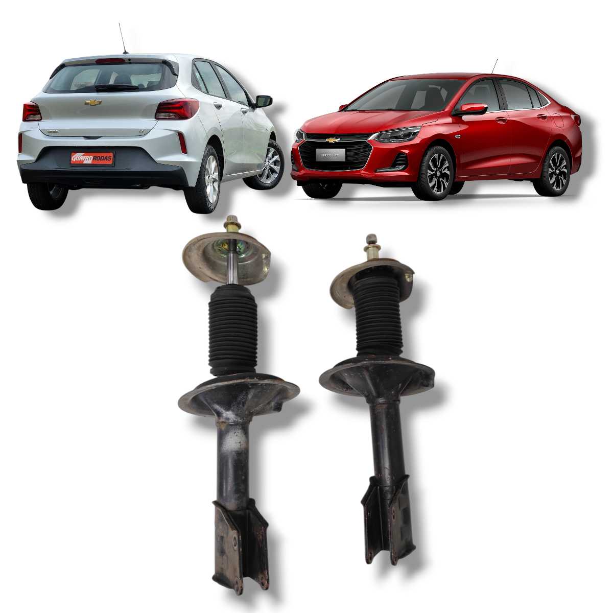Par amortecedor traseiro Onix Onix Plus 2020 2024 original