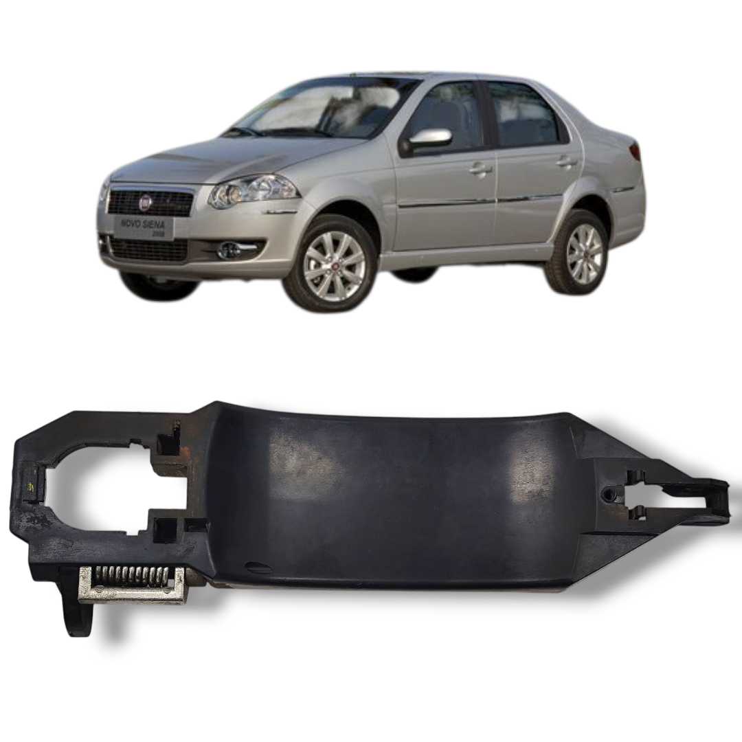 Suporte maçaneta traseira esquerda Fiat Siena 2008 2012