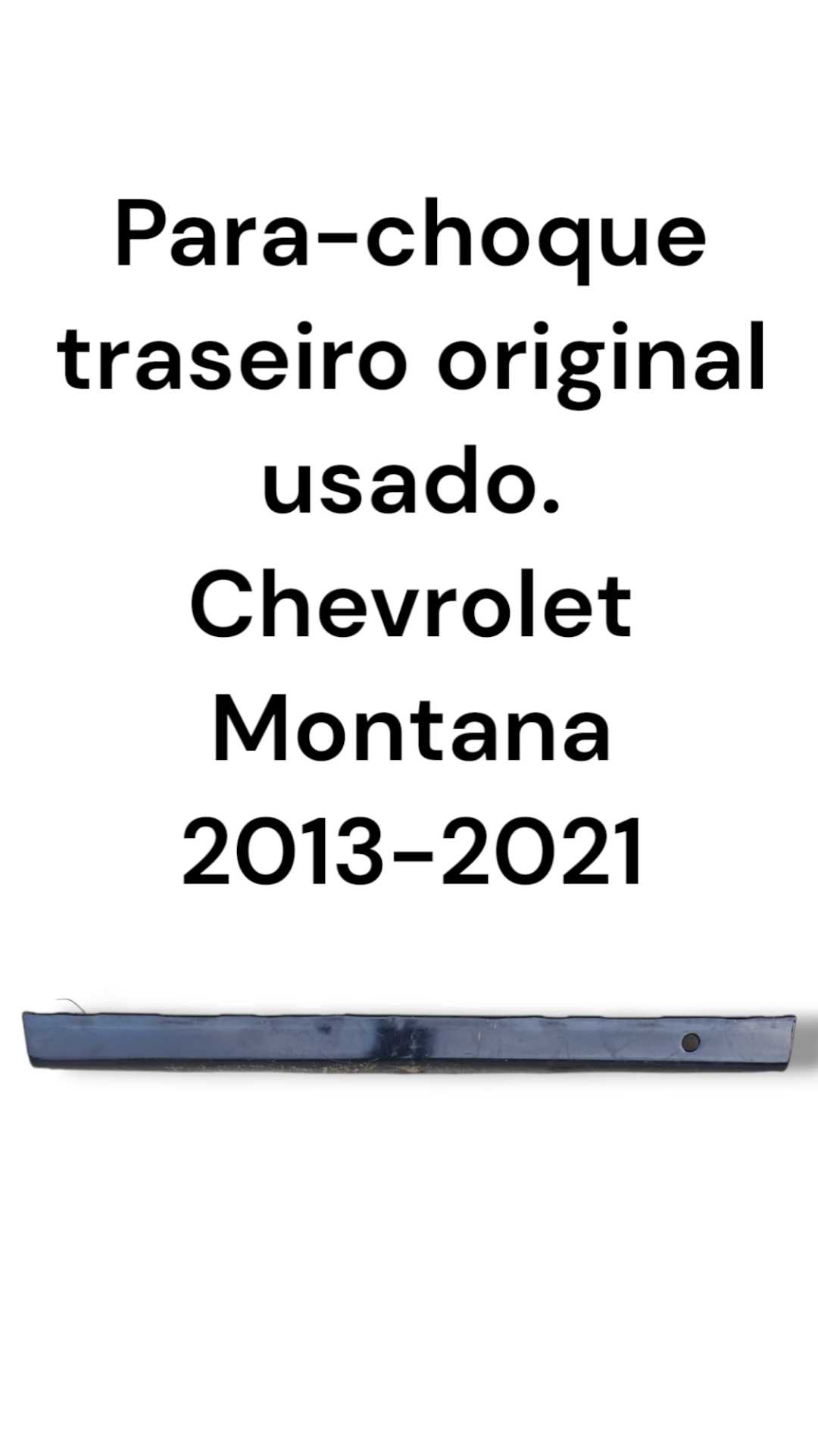 Para-choque traseiro original usado Chevrolet Montana