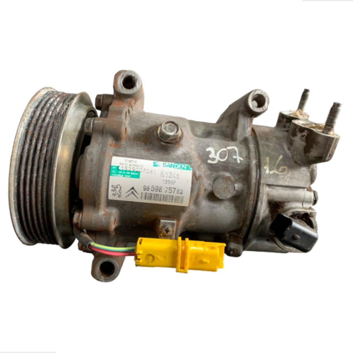 Compressor Ar 307 208 C3 C4 1.5 1.6 2.0 2007 a 2013 c/sensor