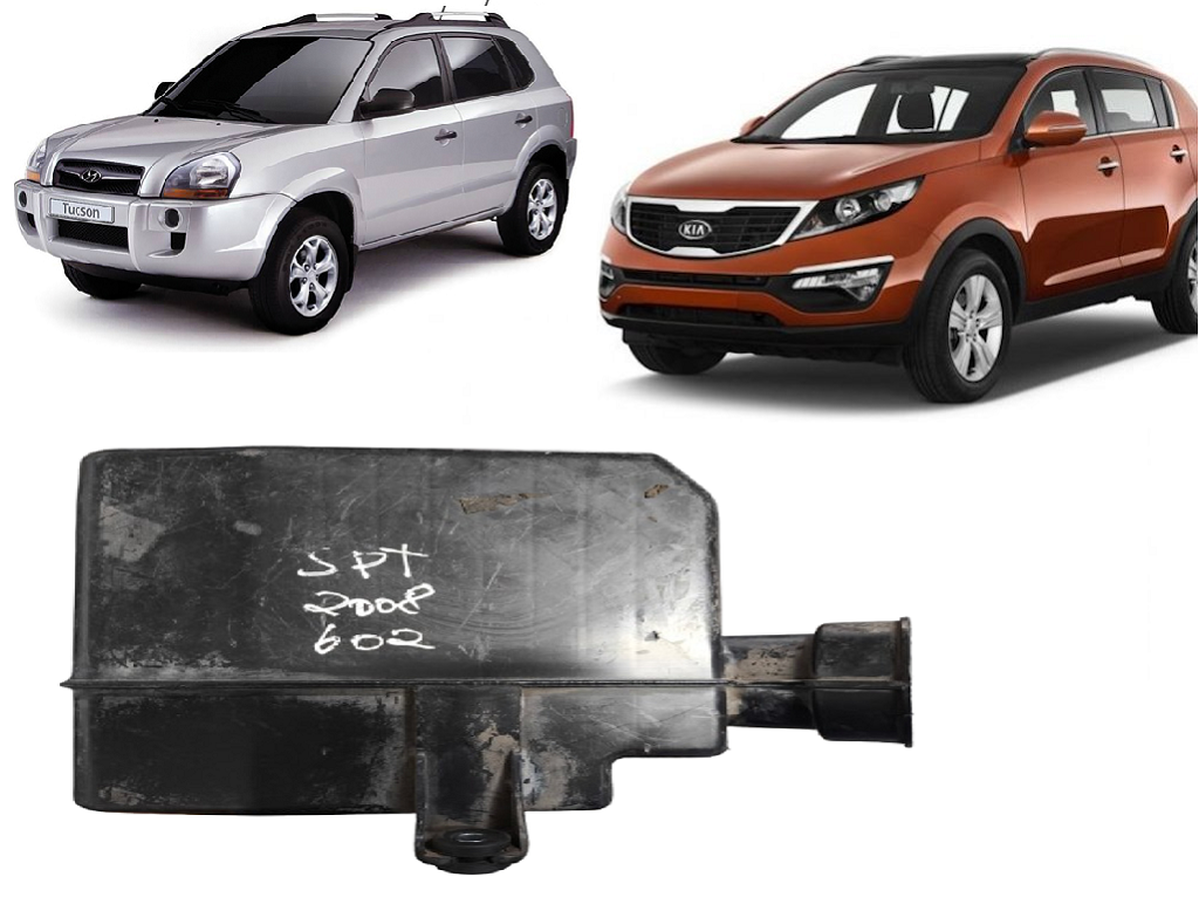 Ressonador Reservatorio Ar Tucson Sportage 2005 a 2010
