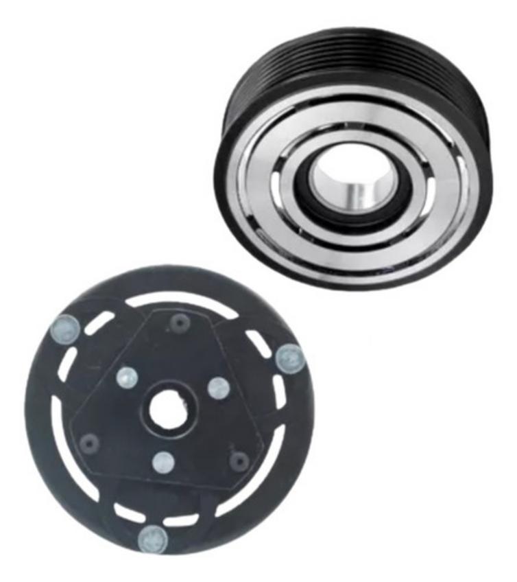 Polia E Cubo Compressor Duster Oroch Sandero Logan Versa