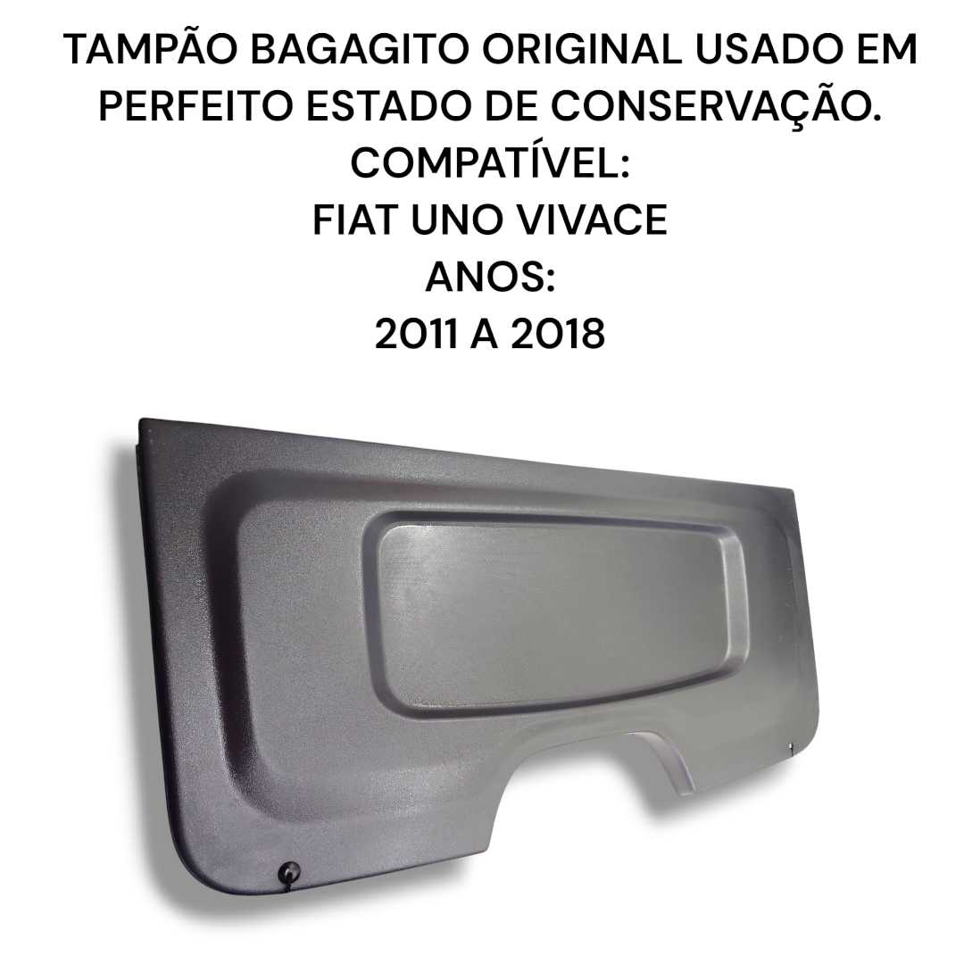 TAMPÃO BAGAGITO FIAT UNO VIVACE ORIGINAL 