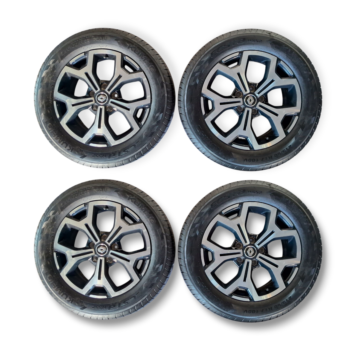 jogo roda liga aro 17 duster 2014 a 2022  c/pneu 215/60 R17 