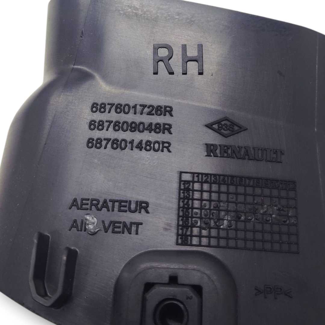 Difusor ar direito painel orig Renault Logan 2015 a 2020