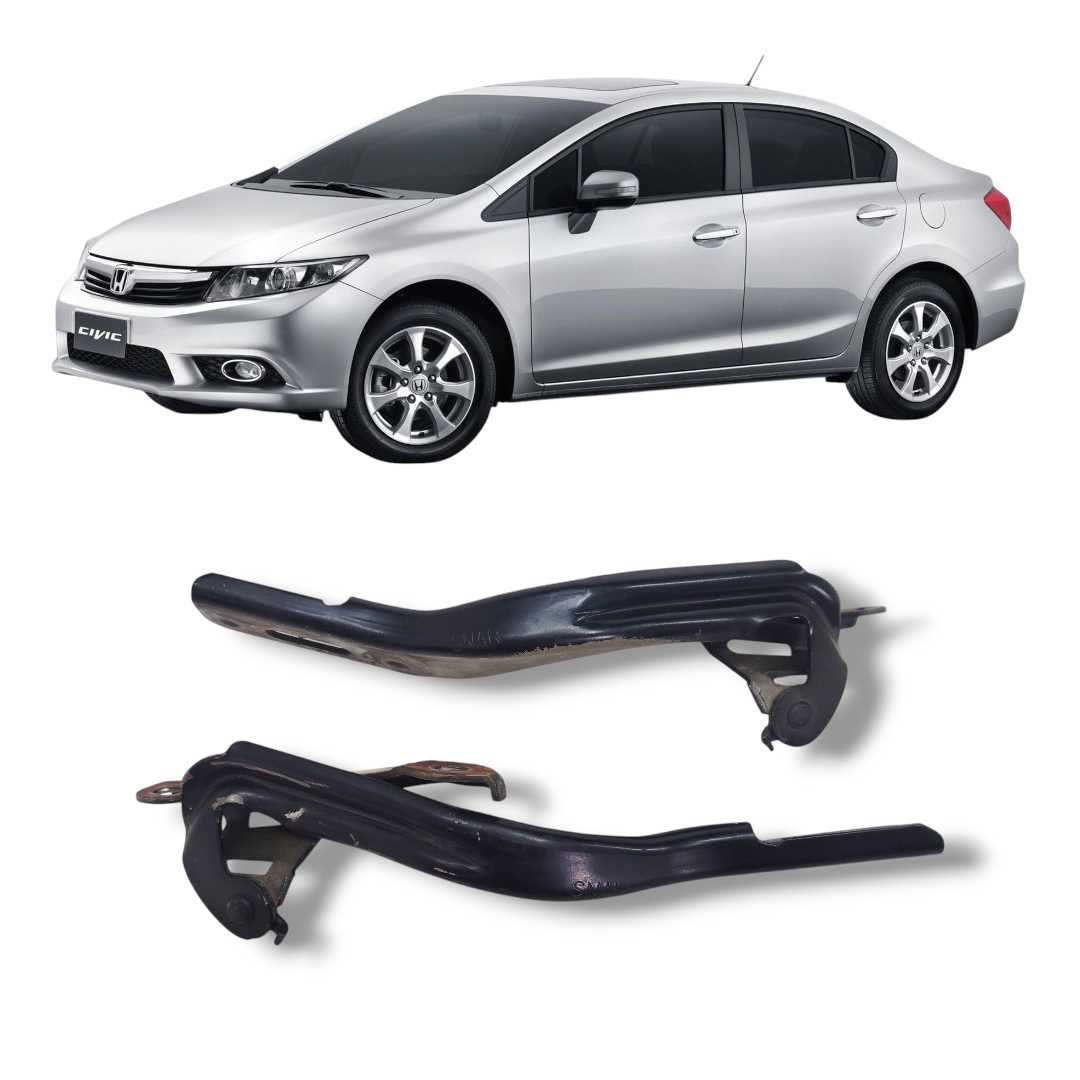  Par Dobradiça Capo Dianteiro Civic G9 2012 2013 a 2016
