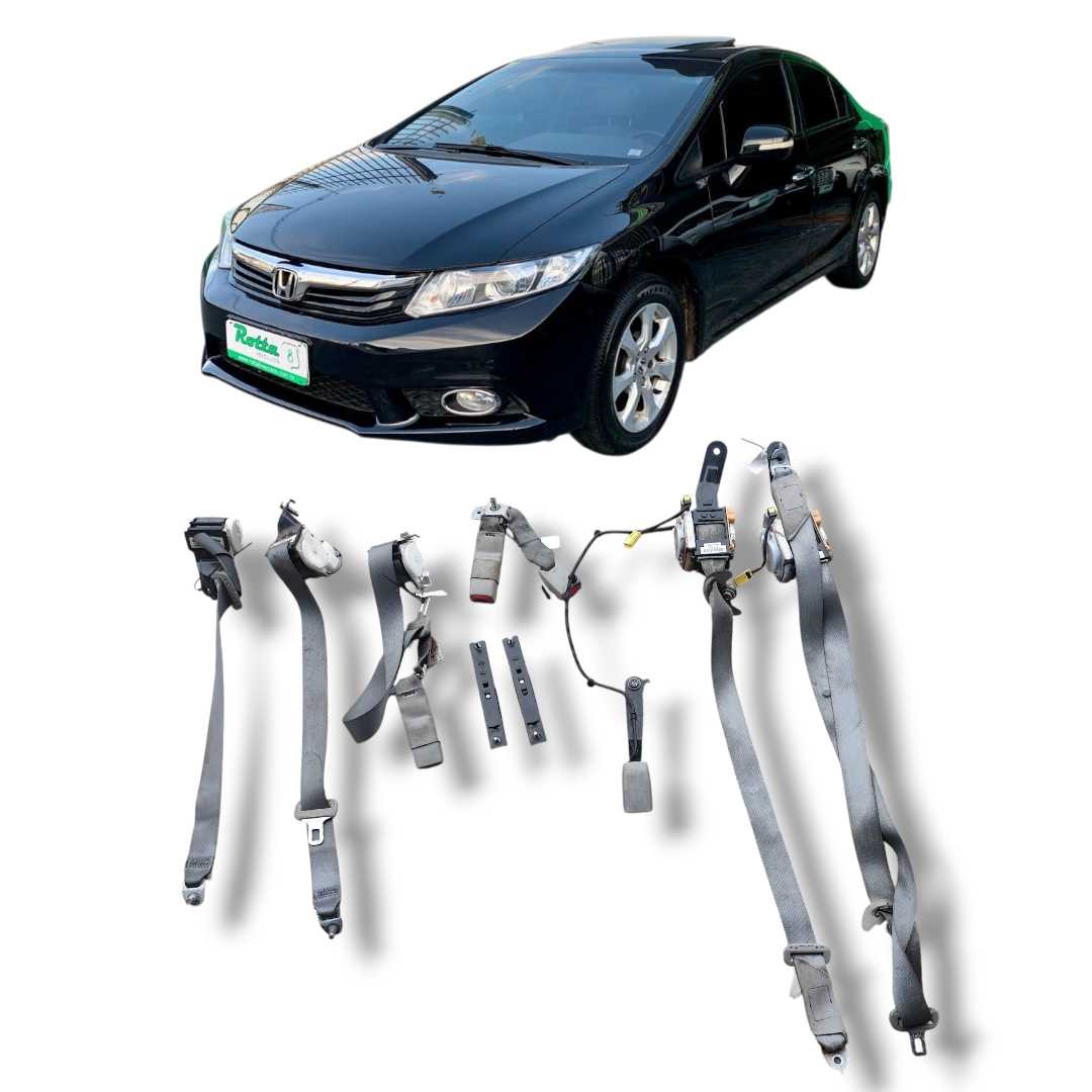 Kit cinto de segurança Honda Civic 2012 2016