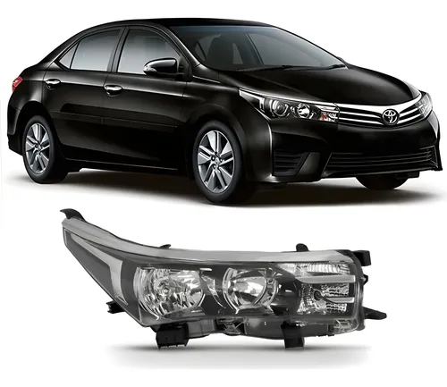 Farol Direito Corolla 2015 2016 a 2017 C/ Led Projetor