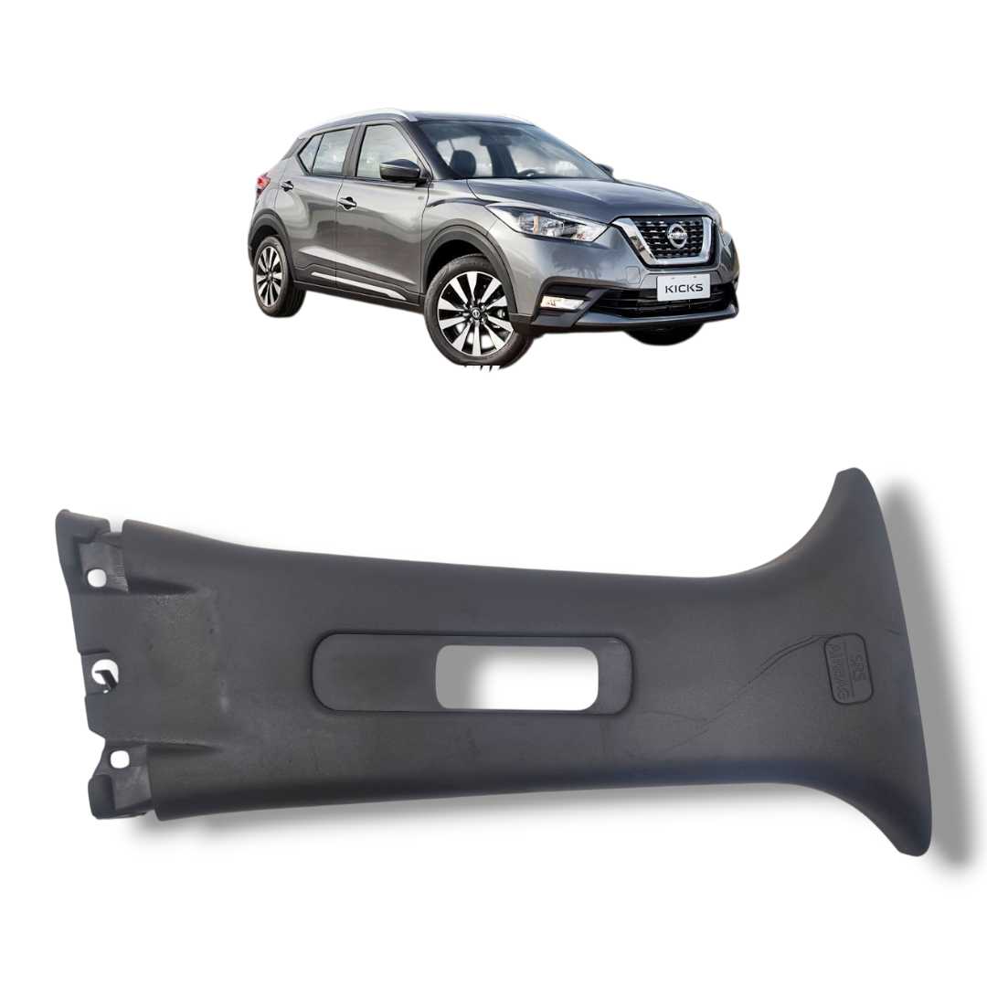 Moldura superior coluna direita Nissan kicks 2017 a 2021 ori