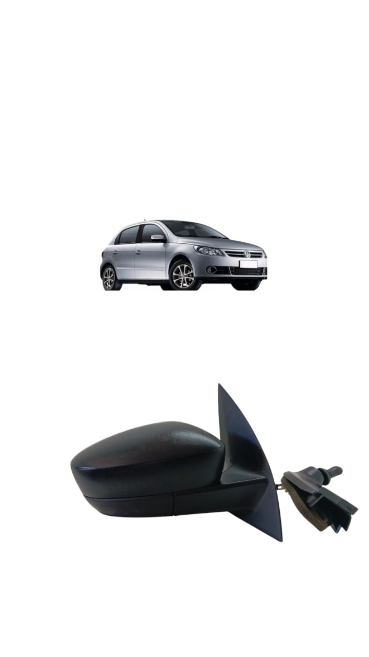 Retrovisor Direito Gol Voyage G5 G6 G7 G8 12/23 Elé S/ Pisca