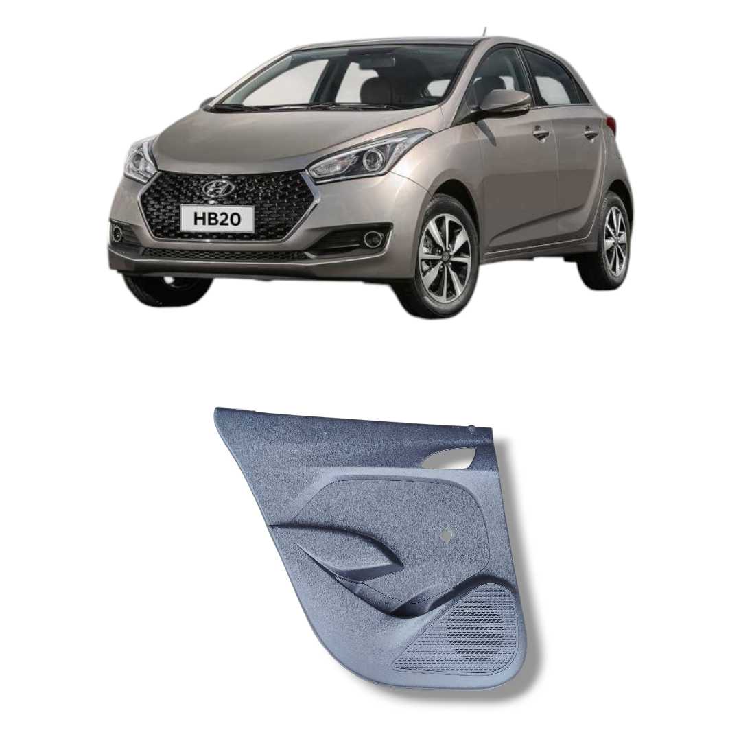 Forro Porta Traseira Esquerda HB20 Hatch 2013 a 2019