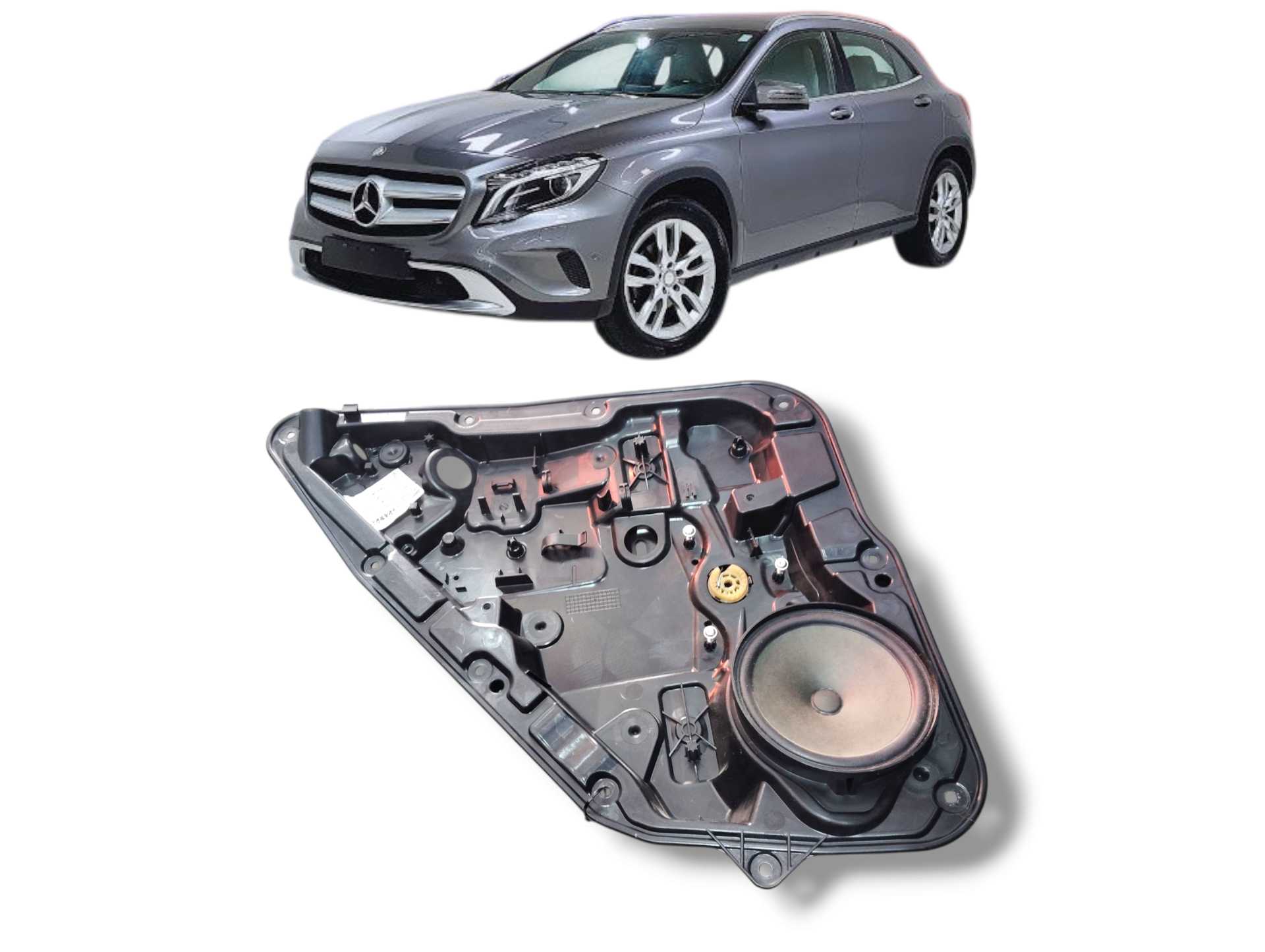 Máquina de Vidro Porta Tras Esq Mercedes Classe GLA 15/2020