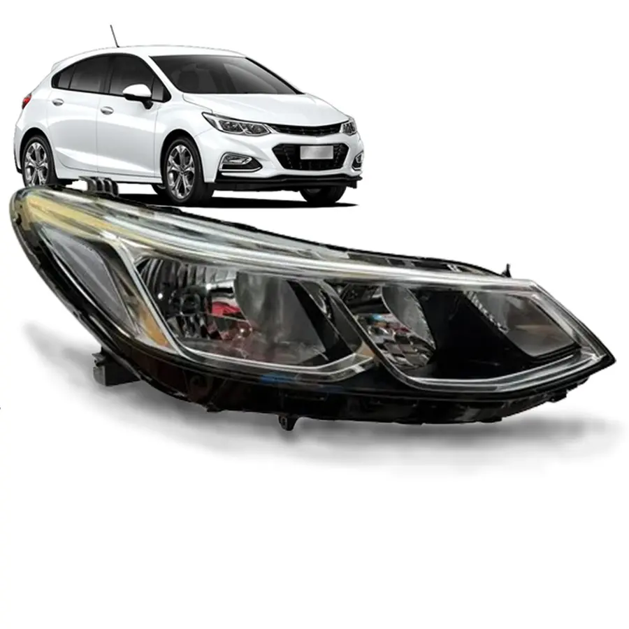 Farol Direito Cruze 2017 2018 a 2023 C/ Led Ltz