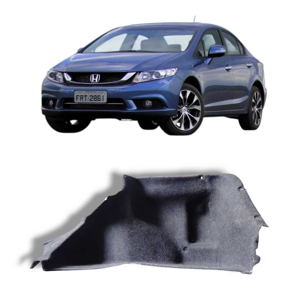 Forro direito porta malas Honda Civic 2012 2016 original 