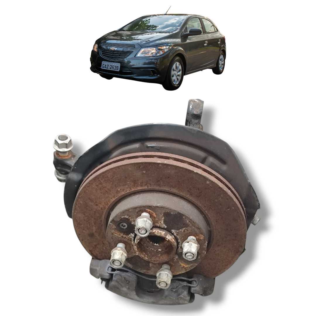 Disco freio pinça dianteiro GM Onix 2013 a 2019