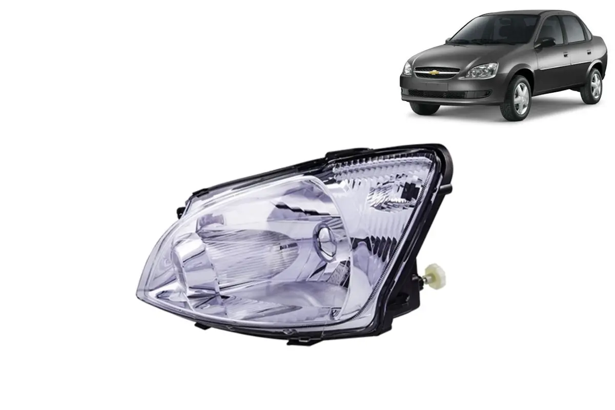 Farol Esquerdo Corsa Classic Ls 2011 2012 a 2016