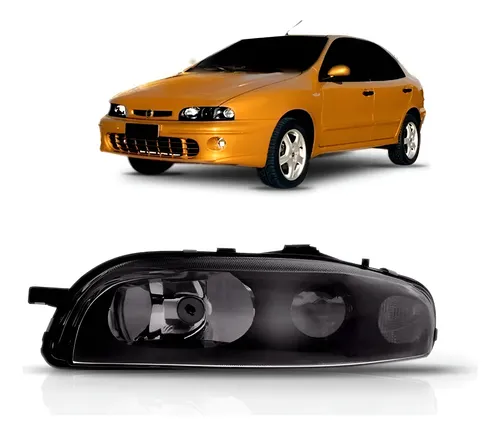 Farol Esquerdo Marea Brava 1998 a 2007 Liso