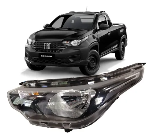 Farol Esquerdo Strada 2020/ Com Led