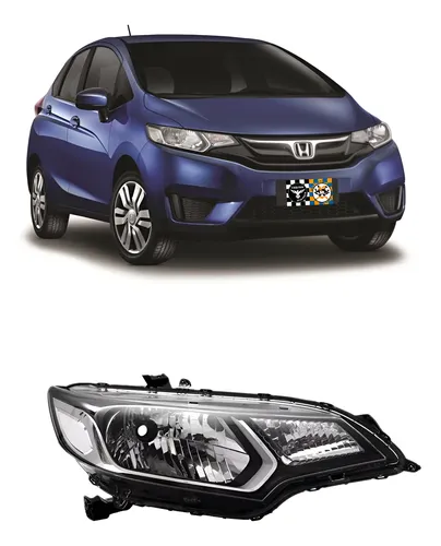 Farol Direito Honda Fit 2015 2016 a 2021 C/ Led