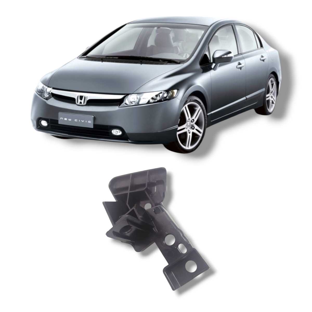Suporte Esquerdo Grade Diant Honda Civic 2007 2011 Original 