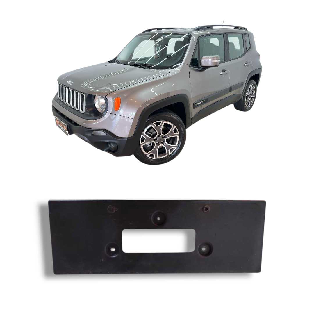 Suporte placa traseiro Jeep Renegade 2016 A 2021 original