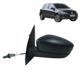 Retrovisor Esquerdo Gol Voyage G5 G6 4P C/ Controle Manual