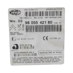 Radio Aparelho Central Multimidia 208 Peugeot 2008 2013 A 19