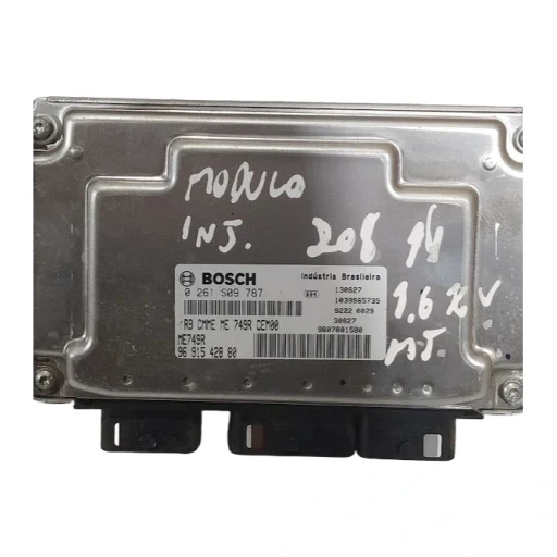 Módulo Injeção Peugeot 208 1.6 Flex 2014/2018