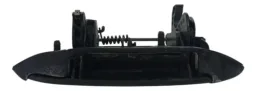 Maçaneta Porta Dianteira Esquerda Renault Clio 2002 A 2012 Preto Dianteira