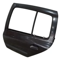 Porta Traseira Esquerda Renault Clio 2000 A 2012 Traseira Esquerdo Preto