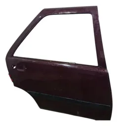 Porta Traseira Direita Fiat Tempra 1990 1991 1992 A 1999 Traseira Direito Vermelho