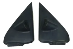 Par Moldura Interna Retrovisor Vw Gol 1995 1996 1997 A 2005 Preto