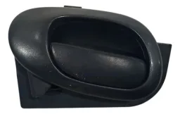 Maçaneta Interna Dianteira Esquerda Peugeot 206 2001 A 2012 Preto Dianteira
