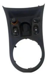 Moldura Console Cambio Comando Vidro Citroen C3 2005 A 2012