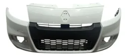 Para-choque Diant Renault Sandero 2012 A 2014 Com Avaria Branco