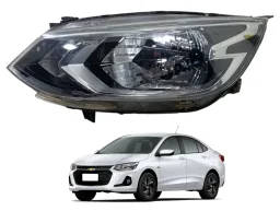 Farol Esquerdo Sem Led Chevrolet Onix Plus 2020 2025