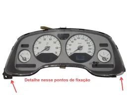 Painel Instrumentos GM Astra 2002 a 2011 Fundo Branco Detalh