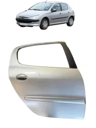 Porta Traseira Direita Peugeot 206 207 Hatch/Passion