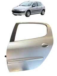 Porta Traseira Esquerda Peugeot 206 207 Hatch/Passion