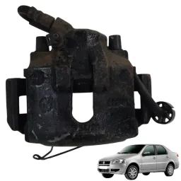 Pinça Freio Dianteiro Direito Fiat Siena 1.4 Tetrafuel 08/12