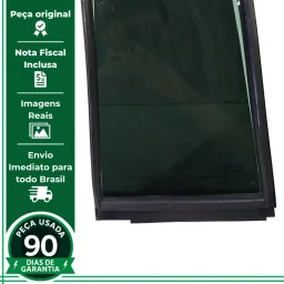 VIDRO FIXO PORTA TRASEIRA ESQUERDA PAJERO SPORT 2000 A 2011