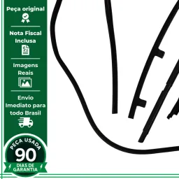 KIT PESTANA PORTA TRASEIRA ESQUERDA PAJERO SPORT 2005 A 2011