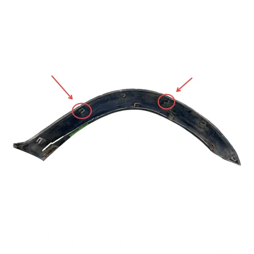 MOLDURA PARA-LAMA ESQ PAJERO SPORT 1999 A 2006 DETALHE MR230969