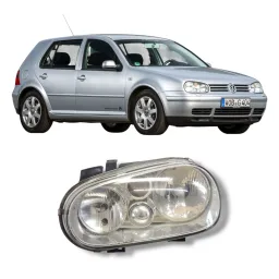 Farol Esquerdo Golf 1999 a 2006 S/ Aux