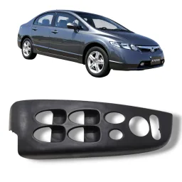 Moldura comando vidro dianteiro esquerdo Honda Civic 2007 11